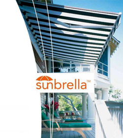 sunbrella logo and awning